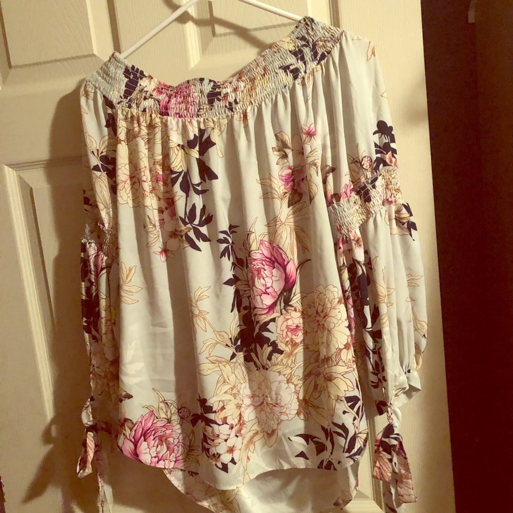 Off shoulder top plus size